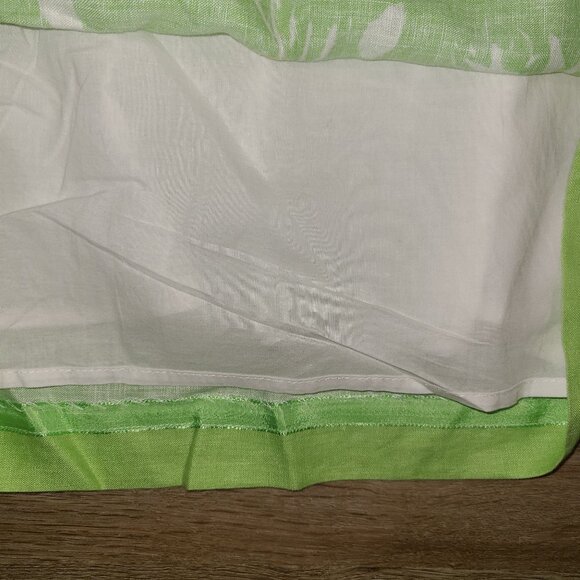 J.Jill size S Sheath shift Dress Sleeveless 100% Linen white Floral Lined - Picture 4 of 4